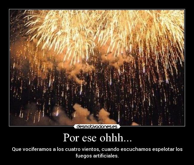 Por ese ohhh... - 