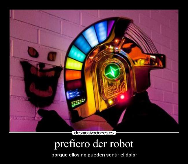 carteles robot desmotivaciones