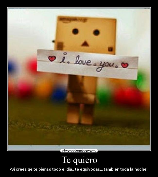 Te quiero -