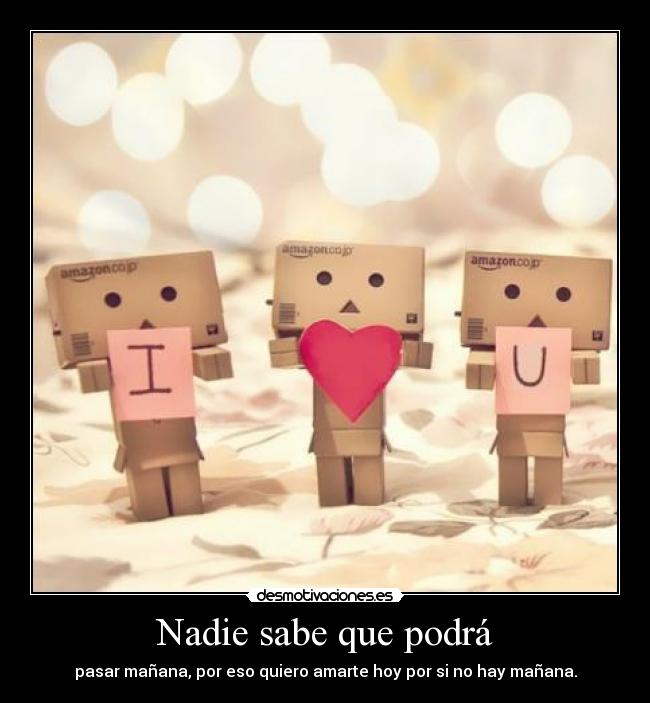 Nadie sabe que podrá - 