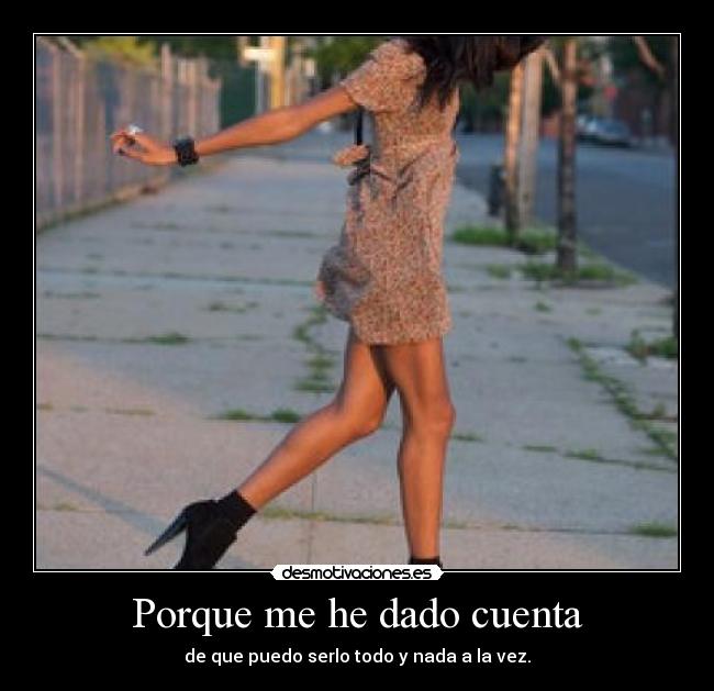 Porque me he dado cuenta - 