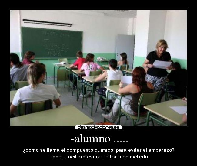 carteles nitrato profesora meterla desmotivaciones