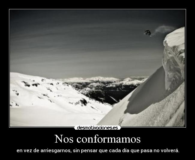 Nos conformamos - 