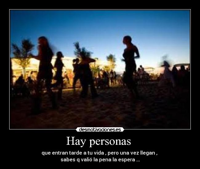 Hay personas  - 