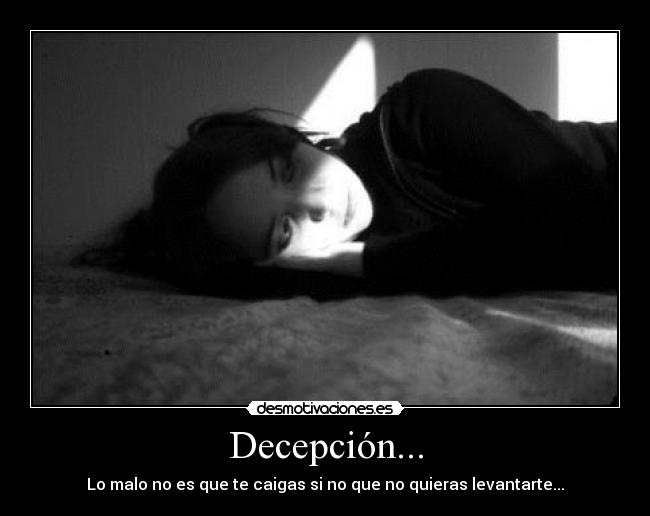Decepción... -