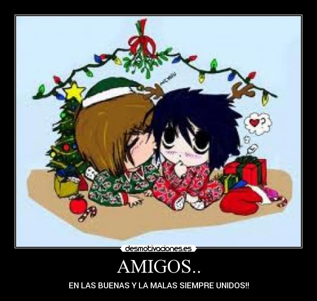 carteles amigos anime desmotivaciones