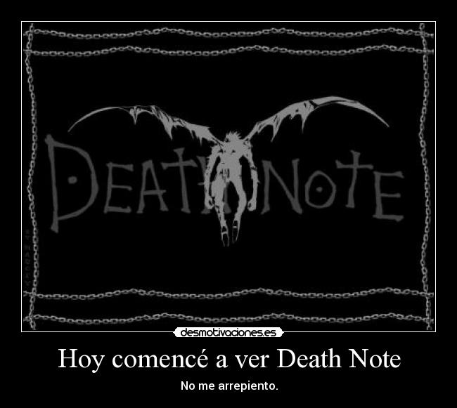 carteles death note desmotivaciones