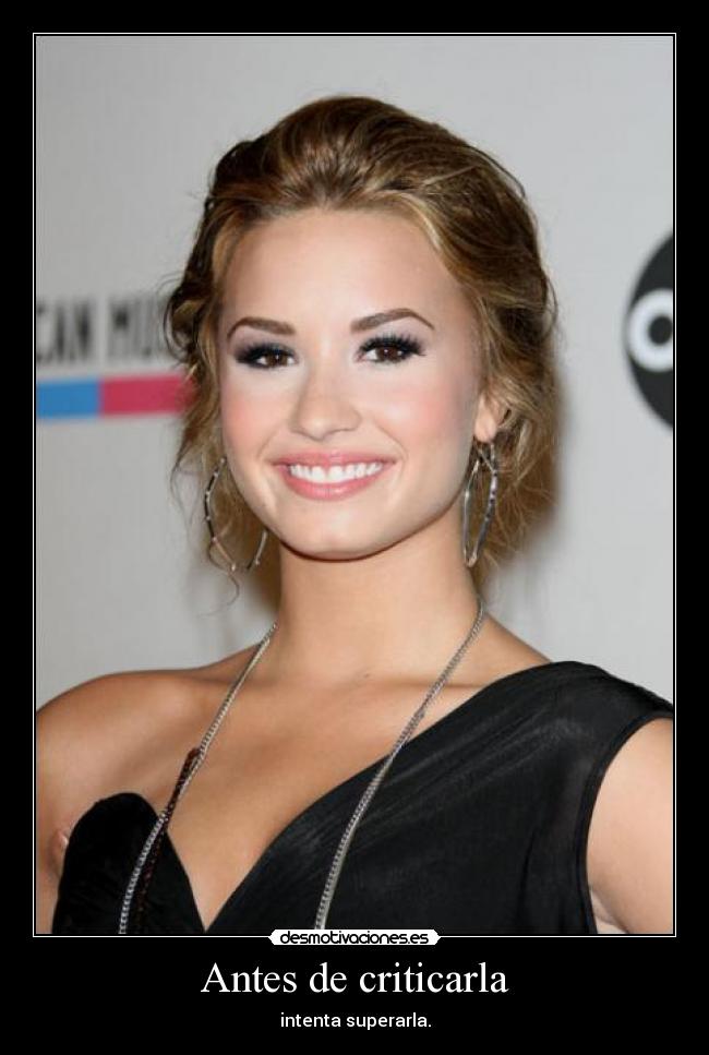 Antes de criticarla - intenta superarla.