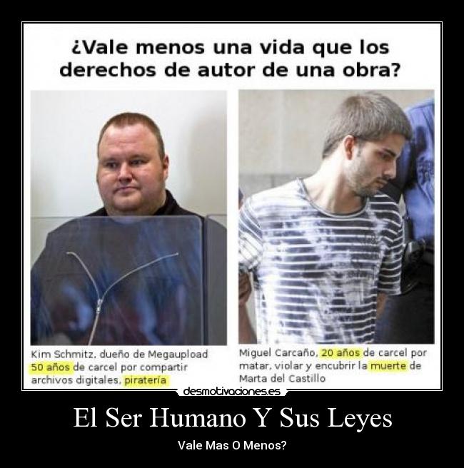 El Ser Humano Y Sus Leyes - Vale Mas O Menos?
