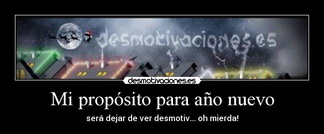 Mi propósito para año nuevo -