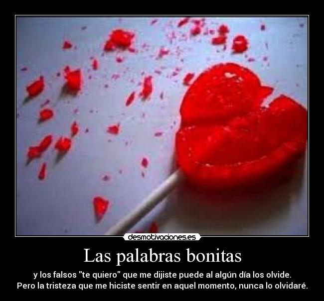 Las palabras bonitas - 