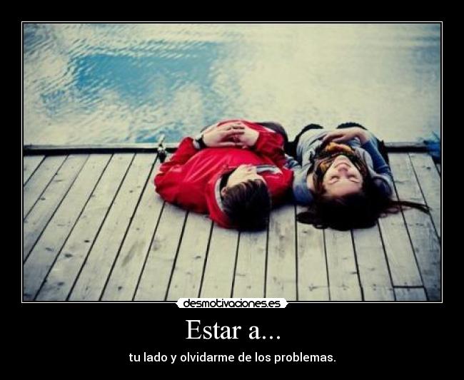 Estar a... -