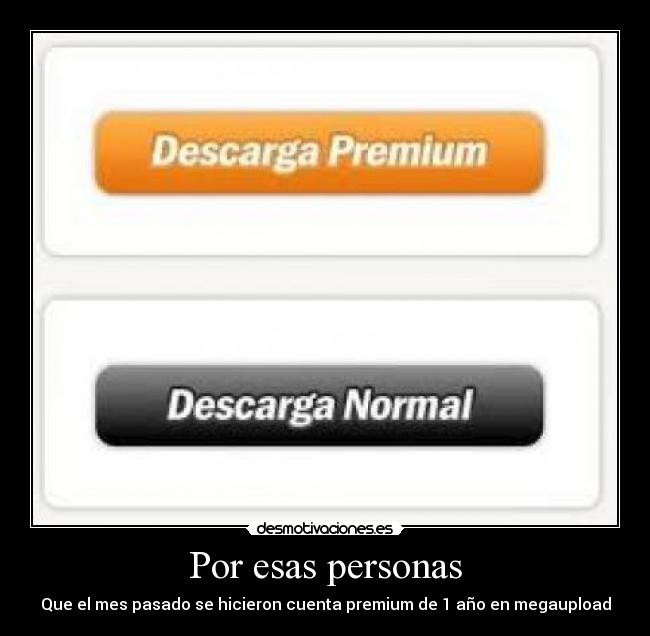 Por esas personas -