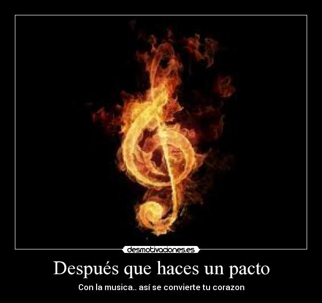 Después que haces un pacto -