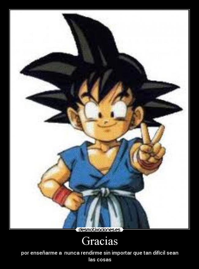 carteles goku desmotivaciones