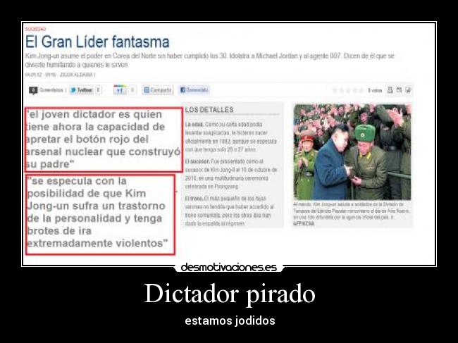 Dictador pirado -