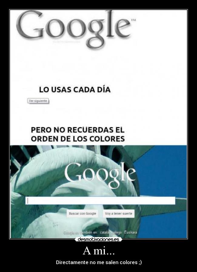 A mi... - Directamente no me salen colores ;)