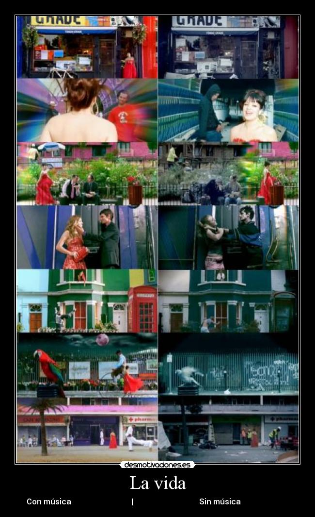 La vida - Con música | Sin música