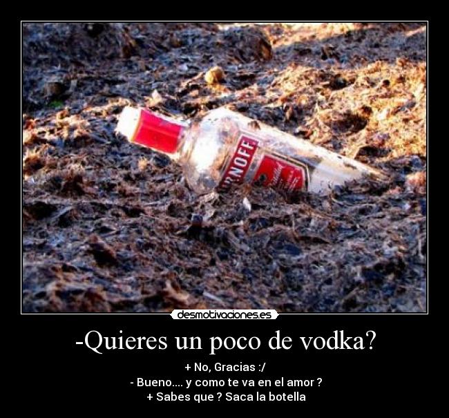 carteles vodka amor desmotivaciones