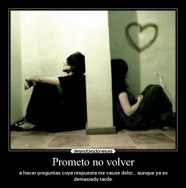 Prometo no volver -