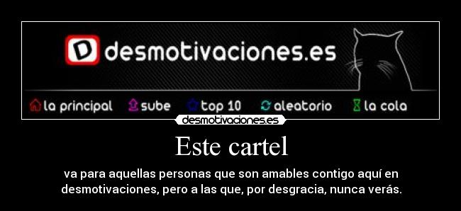 Este cartel - 
