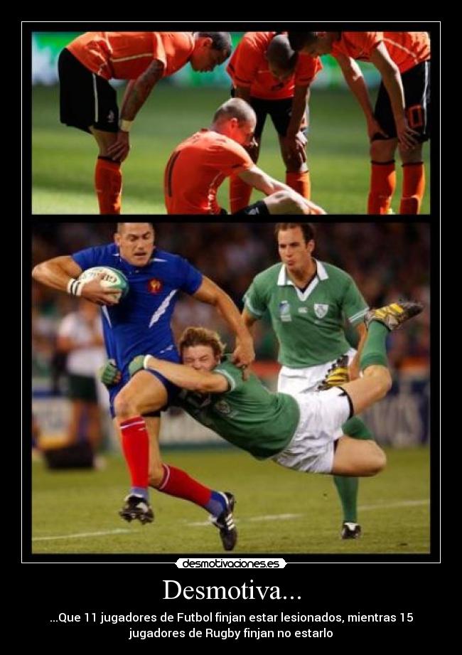 carteles futbol rugby desmotivaciones