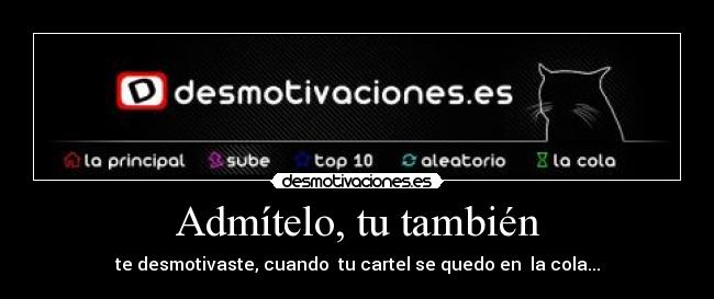 Admítelo, tu también - 