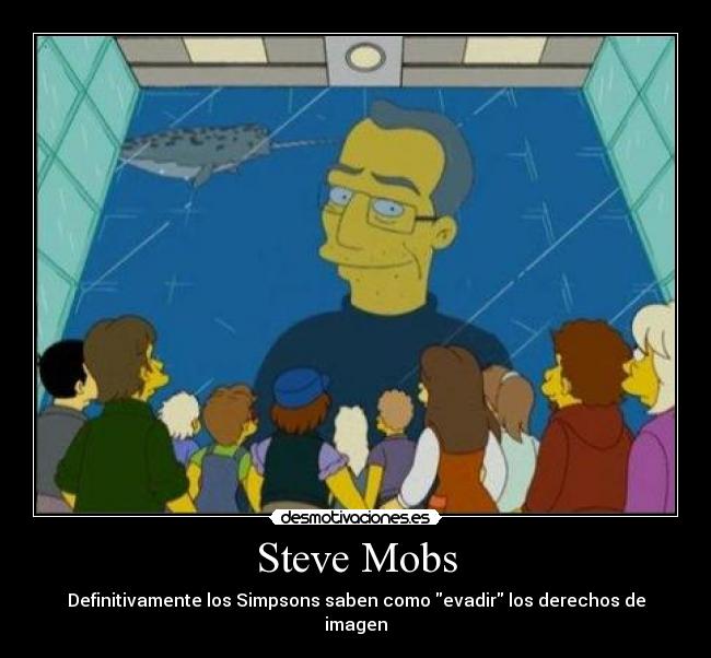 Steve Mobs - Definitivamente los Simpsons saben como evadir los derechos de imagen