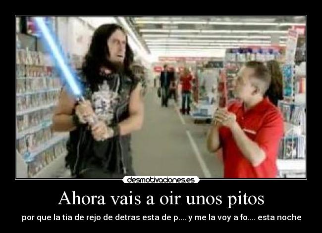 Ahora vais a oir unos pitos - por que la tia de rejo de detras esta de p.... y me la voy a fo.... esta noche