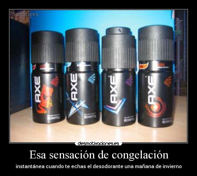 Esa sensación de congelación -