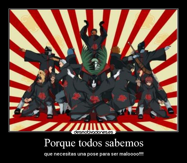 carteles akatsuki desmotivaciones