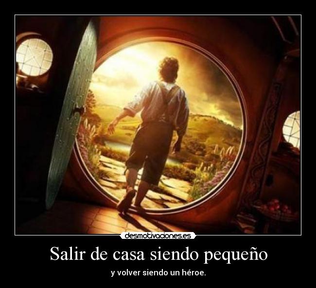 Salir de casa siendo pequeño -