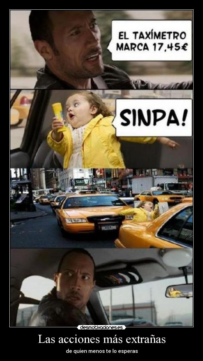 Las acciones más extrañas -