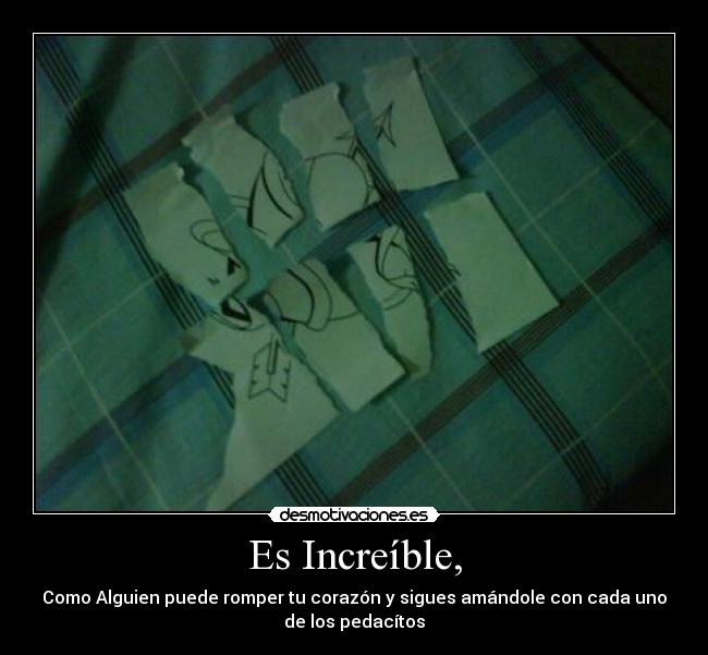 Es Increíble, - 