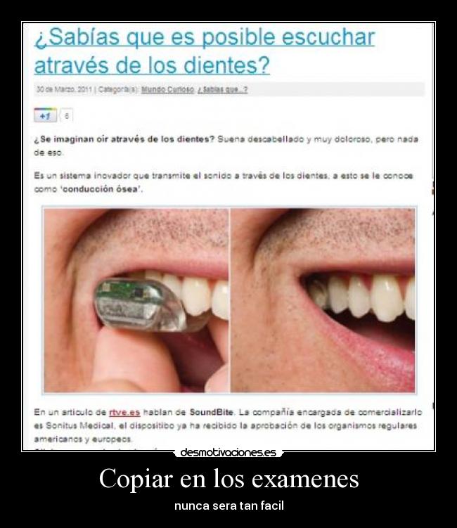 Copiar en los examenes - 
