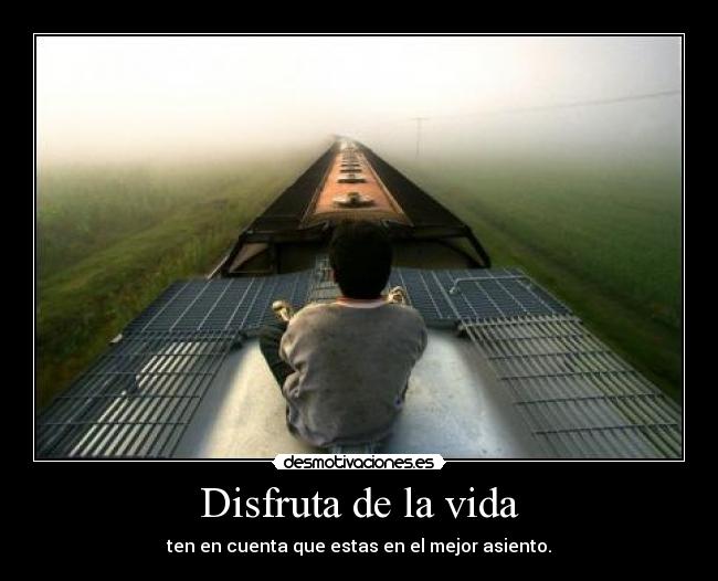 Disfruta de la vida -