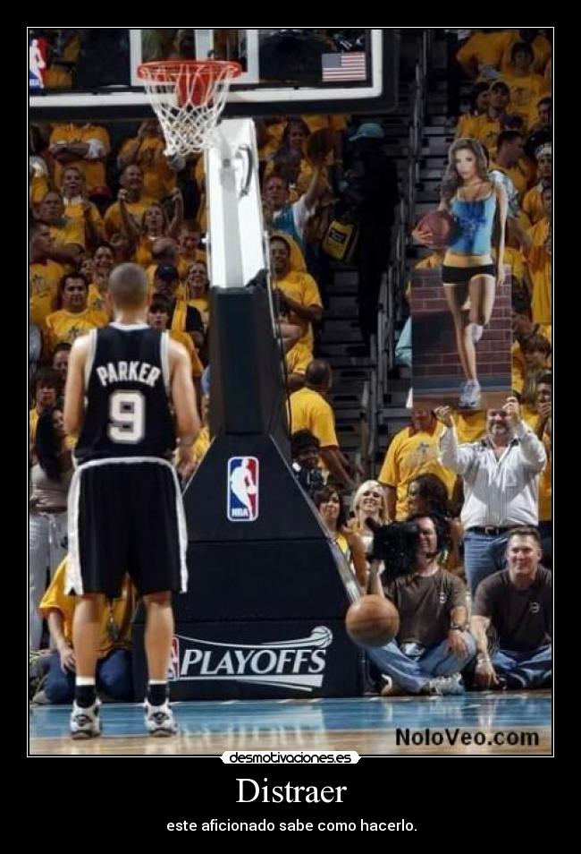 Distraer - este aficionado sabe como hacerlo.