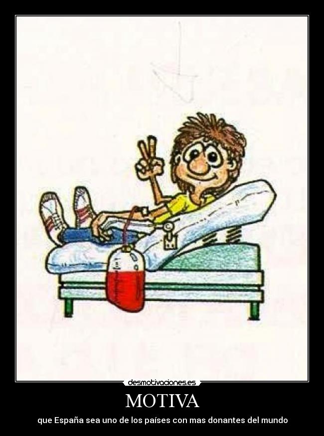 MOTIVA - que España sea uno de los países con mas donantes del mundo