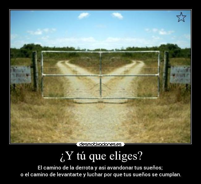 ¿Y tú que eliges? -