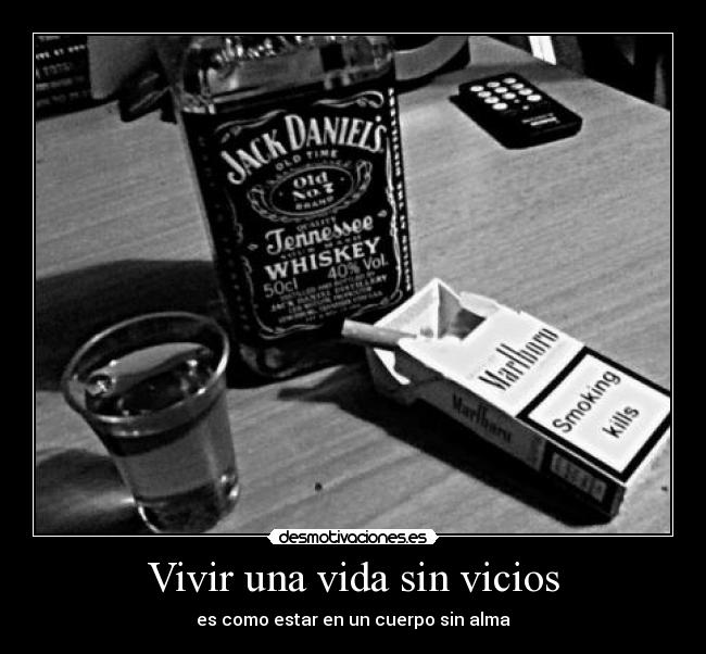Vivir una vida sin vicios - 