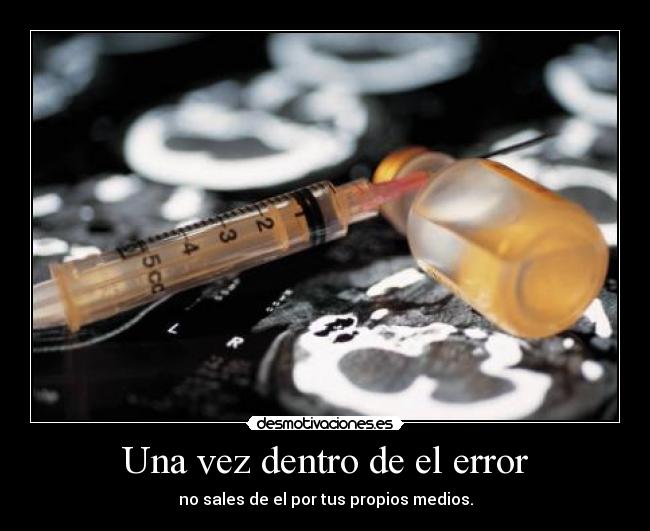 Una vez dentro de el error -