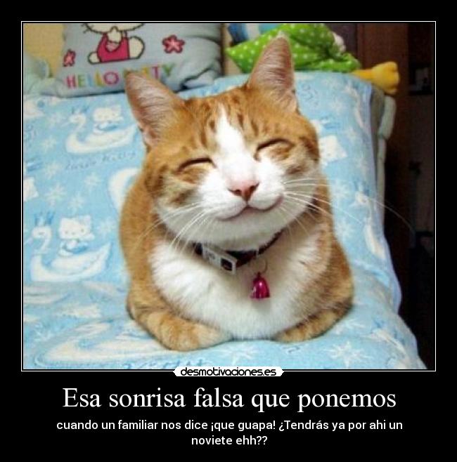 Esa sonrisa falsa que ponemos -