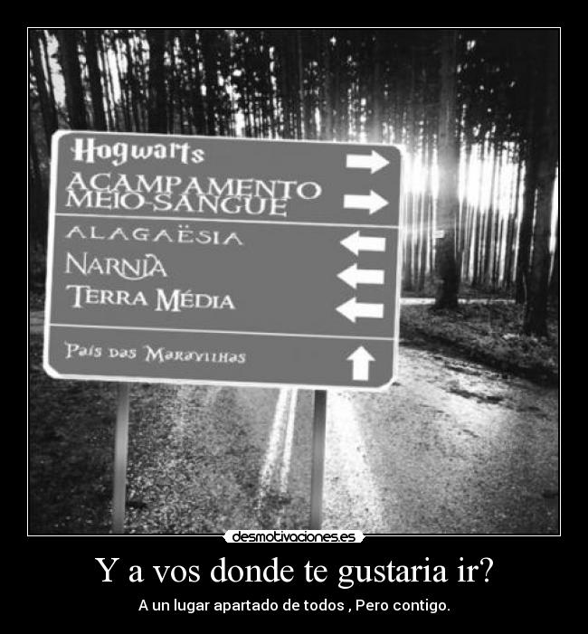 Y a vos donde te gustaria ir? - 