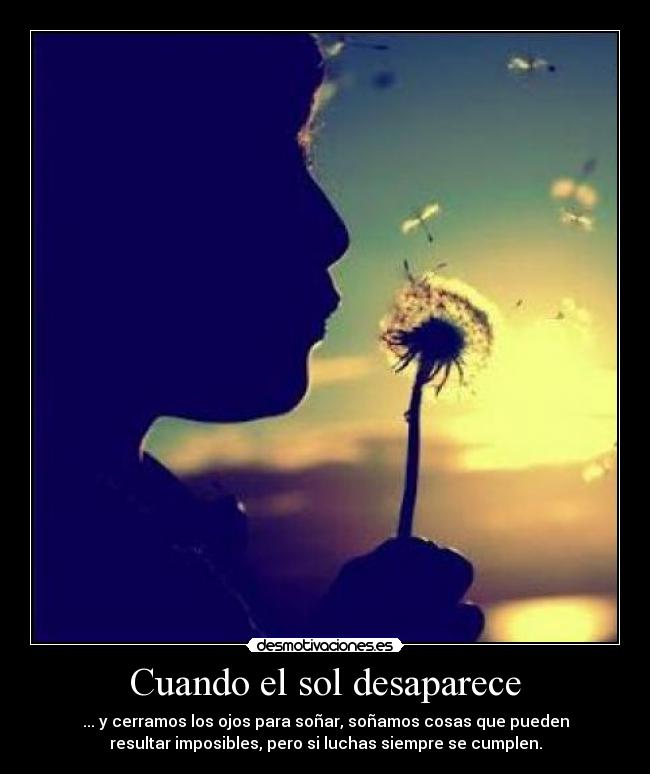 Cuando el sol desaparece - 