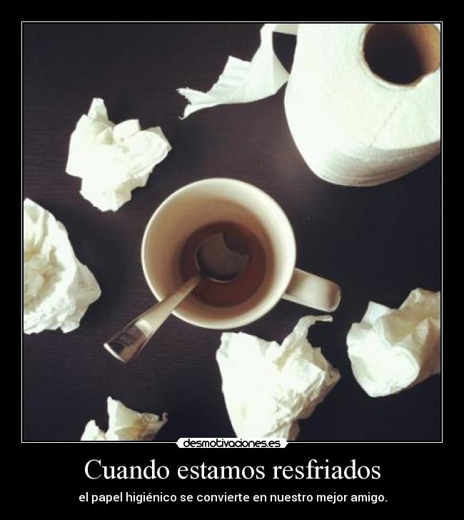 carteles costipada desmotivaciones