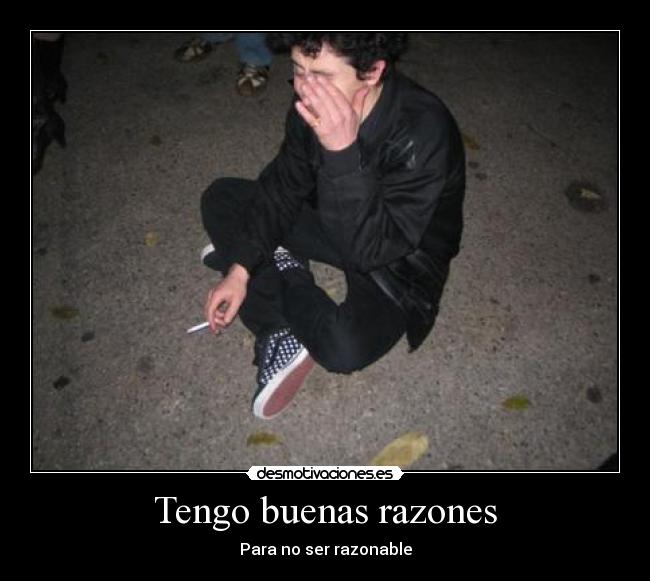 Tengo buenas razones - Para no ser razonable