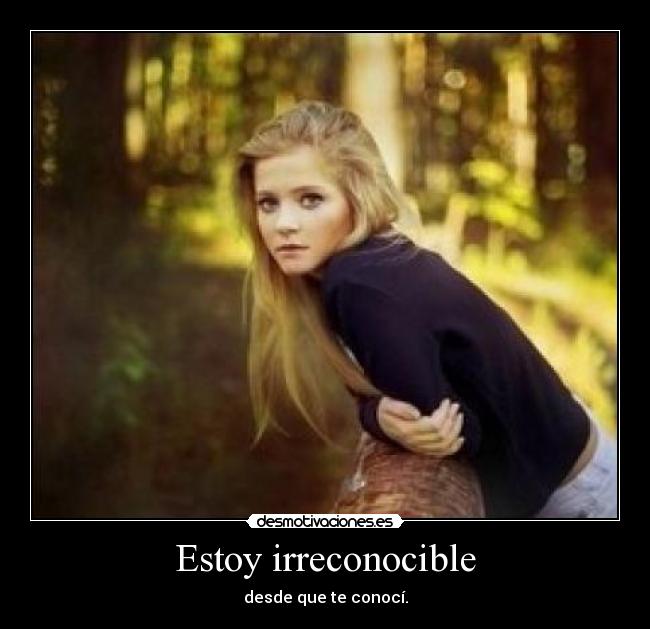 Estoy irreconocible - 