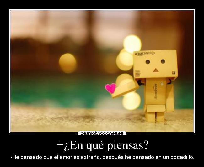 +¿En qué piensas? -
