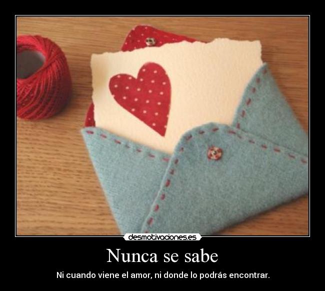 Nunca se sabe - 