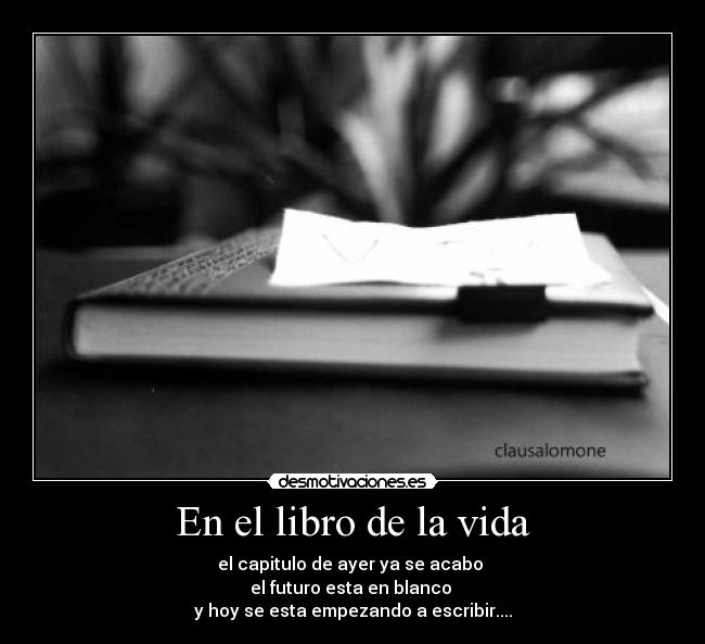 En el libro de la vida -